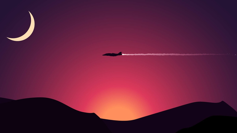 planes, minimalism, 1080P, 350r (Star Citizen)