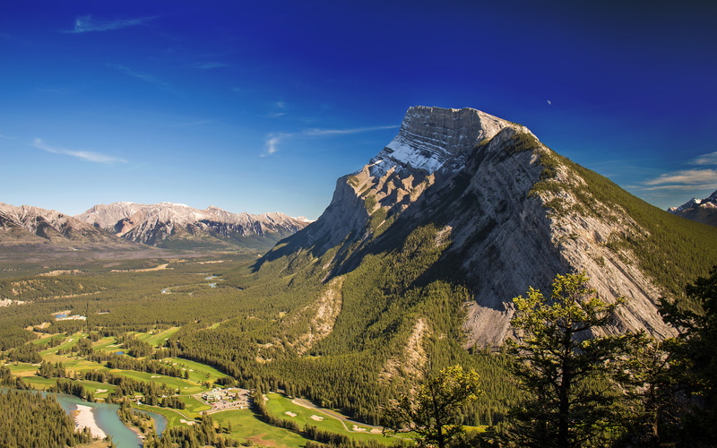 mountrundle, 4K, rundle, canada, mount, banffnationalpark