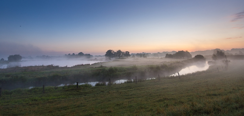 sunrise - dawn, outdoors, winter bushes, bank, sky, land, sun, dawn, morning light, grass, early morning, scenics - nature, tree, wide angle, foggy, tranquility