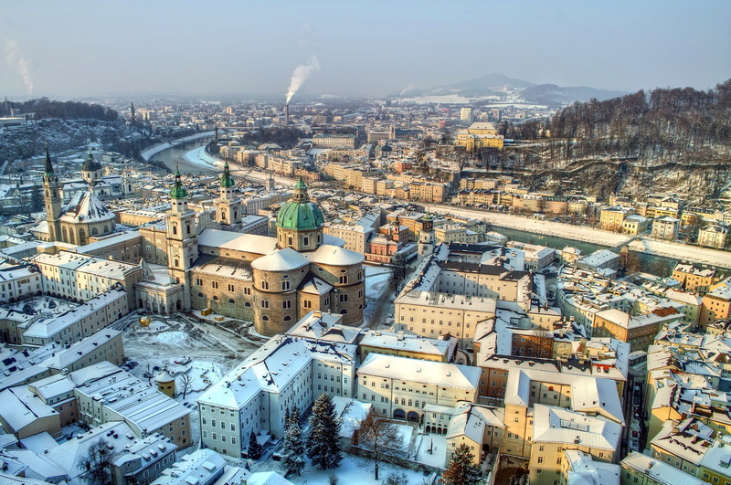 Salzburg, Austria, 1080P, city