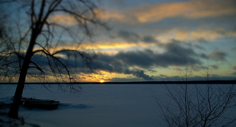 geotagged, lake, sunset, Lake Baikal, Pentax, nature, tree, Irkutsk, Lake  Baikal, body, federation, photo, 2K, water, dusk, body of water, Winter, Thomas