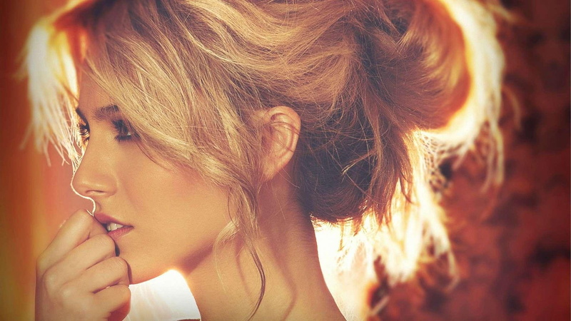 1080P, blonde, women, profile, face