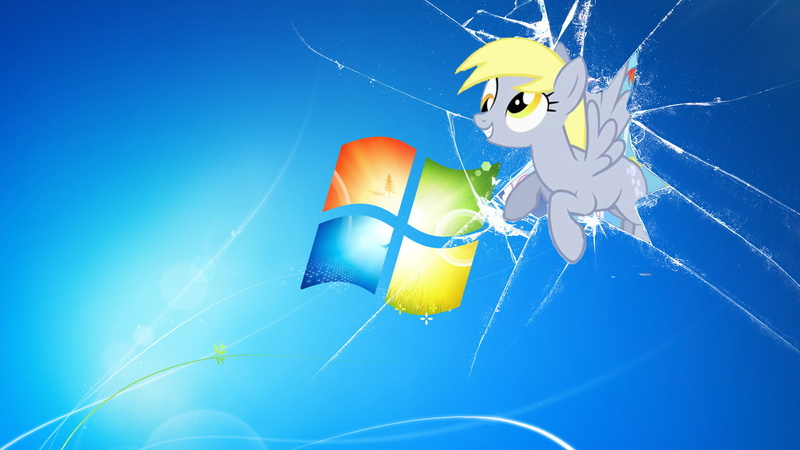 cracks, logo, 1080P, derpy, windows
