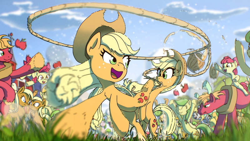 Applejack (My Little Pony), Big McIntosh, My Little Pony: Friendship is Magic, 1080P, Apple Fritter, TV Show, Apple Bloom, Derpy Hooves