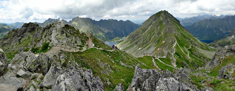 mountain range, valley of five ponds, non-urban scene, the high tatras, formation, travel destinations, tranquil scene, tatry, pine tree, beauty in nature