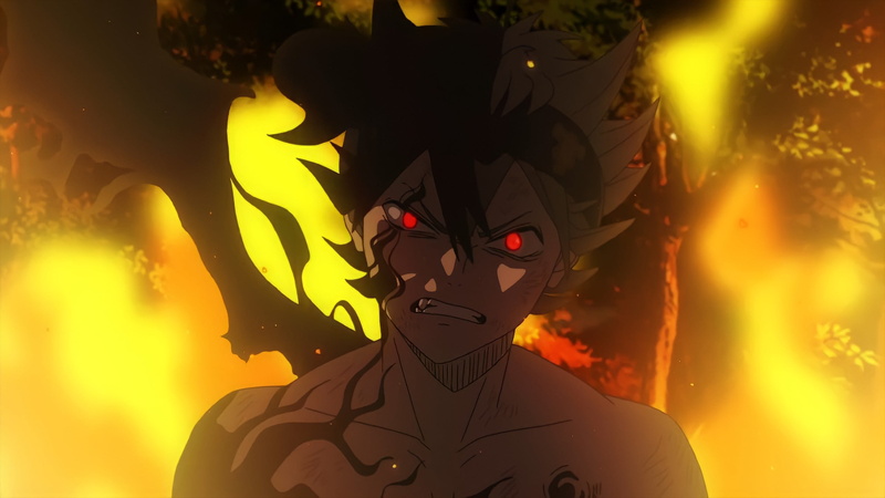 anime boys, Asta, fire, Black Clover, red eyes, demon eyes, 2K