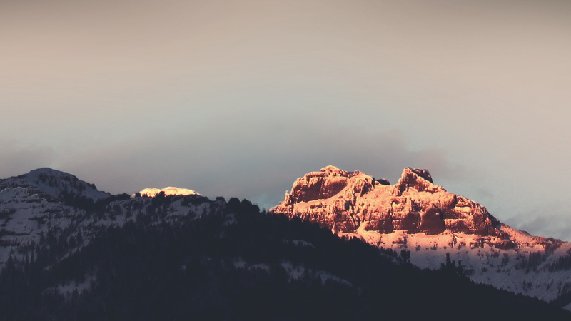 mountain peak, snowcapped mountain, winter, Yellowstone National Park, environment, mountain, tranquil scene, no people, 1080P, non-urban scene, formation