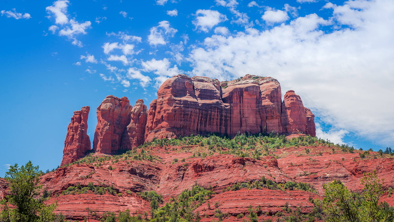 landscape, Cathedral Rock, Arizona, 1080P