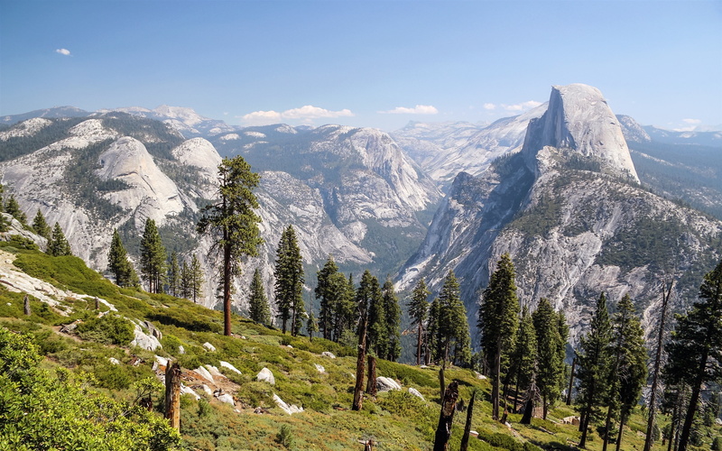 Yosemite, Valley, 2K, USA, California, Park, National, Trees, Mountains