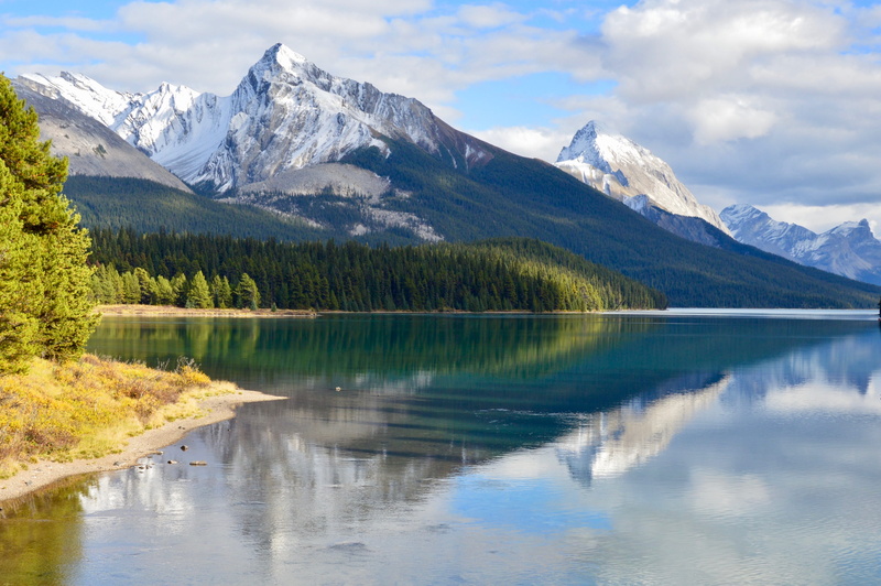 alberta, idyllic, west canada, cloud - sky, snow, outdoors, mountains, sky, cold temperature, winter, nature, mountain peak, 4K, reflection, mountain