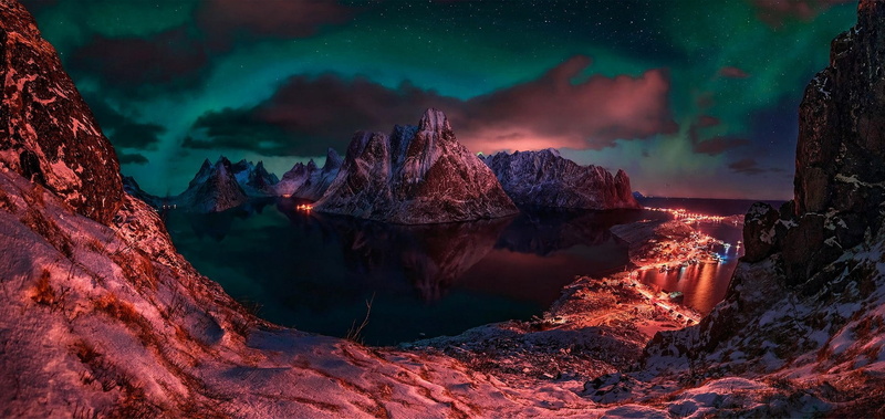 star - space, winter, geology, ports, travel destinations, no people, scenics - nature, space, beauty in nature, power in nature, mountains, 720P, land