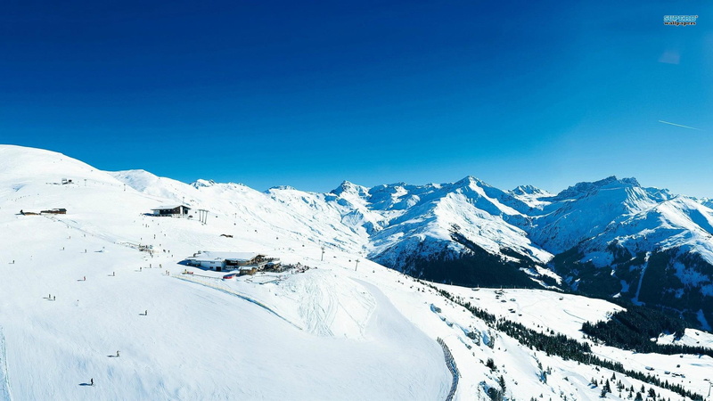winter, nature, mountains, resort, ski resort, 1080P, snow, ski, landscape, daytime, nature and landscapes