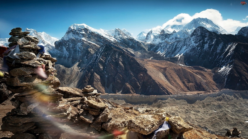 tranquil scene, snow, winter, mountain, glacier, rocks, sky, travel, scenic, ravine, sun, high, mountain range, scenery, cold, valley, environment, landscape