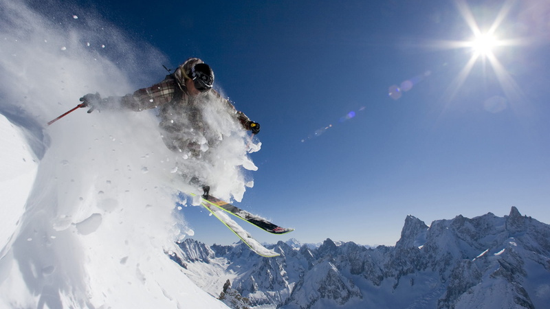 sea, mountain, skill, travel, ski holiday, nature, excitement, environment, frozen, adventure, light, clouds, scenery, trip, 1080P, peak, positive emotion