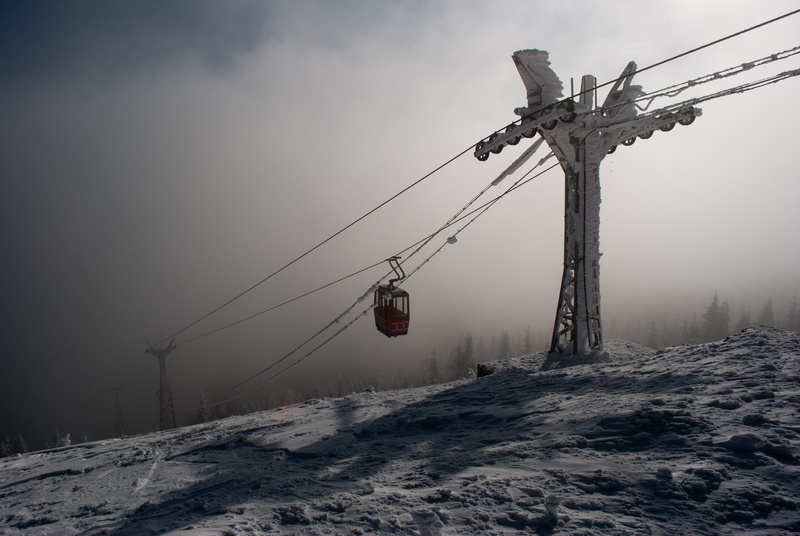 ski lifts, snow, 4K, winter