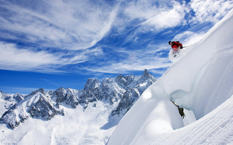 france, skiing, 1080P, sports