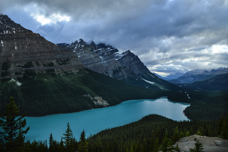 scenics - nature, forest, cloud - sky, nature, blue, remote, lake, snowcapped mountain, environment, banff, mountains, non-urban scene, 5K, explore, plant