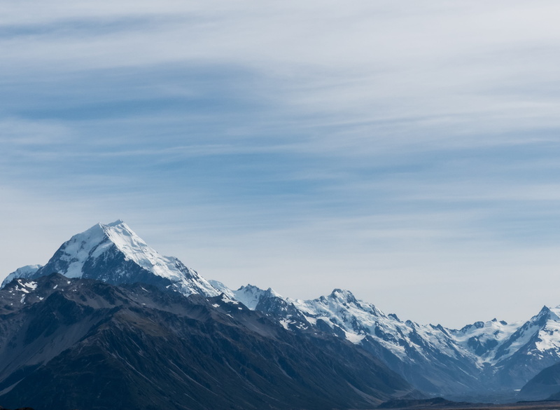 nature, beauty in nature, outdoors, Southern Alps, scenics - nature, tranquil scene, New Zealand, mountain range, Mount Cook, cold temperature, mountain peak