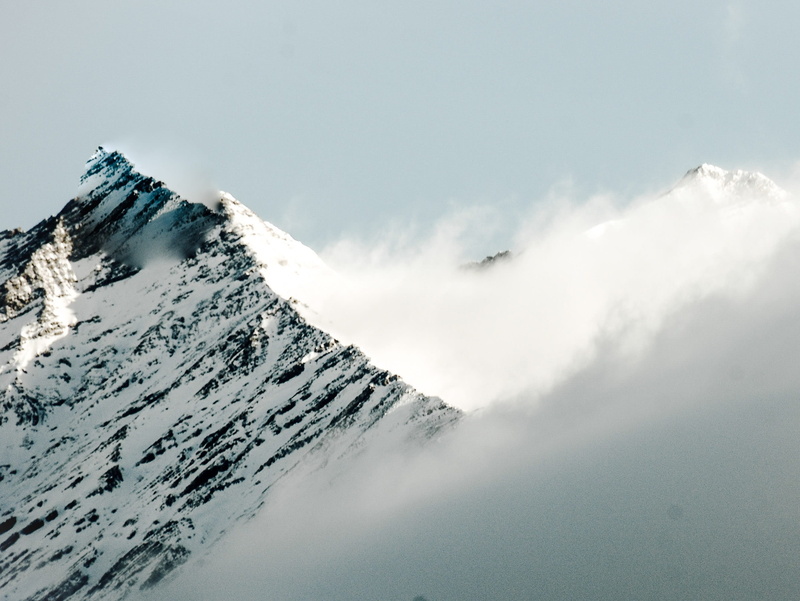 home, bivouac, hiking, snowcapped mountain, mountain range, rando, sky, no people, tourism, crown, crete, minimalist, nature, snow, winter, covering, non-urban scene