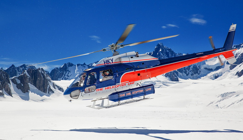 blue, glacier, mountains, nature, sport, white color, cold temperature, fox glacier, orange, helicopter, southern alps, discover, south island, snow, winter