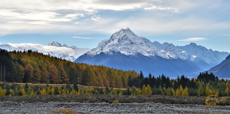 Mountain, Fall, Southern Alps, Aoraki/Mount Cook, South Island (New Zealand), 1080P, Landscape, Mountains
