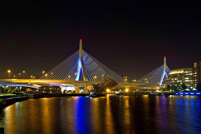 bay, 720P, night, boswash, architecture, tower, atlantique, skyline, city, bridges, boston, massachusetts, ocean, cities, usa