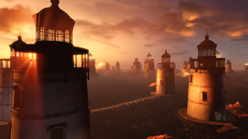 history, Beacon, lighthouse, BioShock, the past, religion, video games, sky, city, no people, cloud - sky, tower, place of worship, architecture, travel destinations