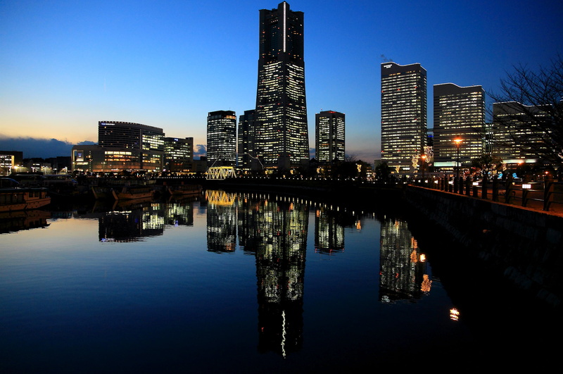 office building exterior, boston - Massachusetts, outdoors, urban Skyline, built Structure, water, blue, city, waterfront, night, sky, reflection lake