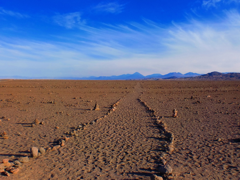 land, desert, day, tranquil scene, mountain range, 4K, migratory path, landscape, atacama, outdoors, tranquility, arid climate, path, climate, remote