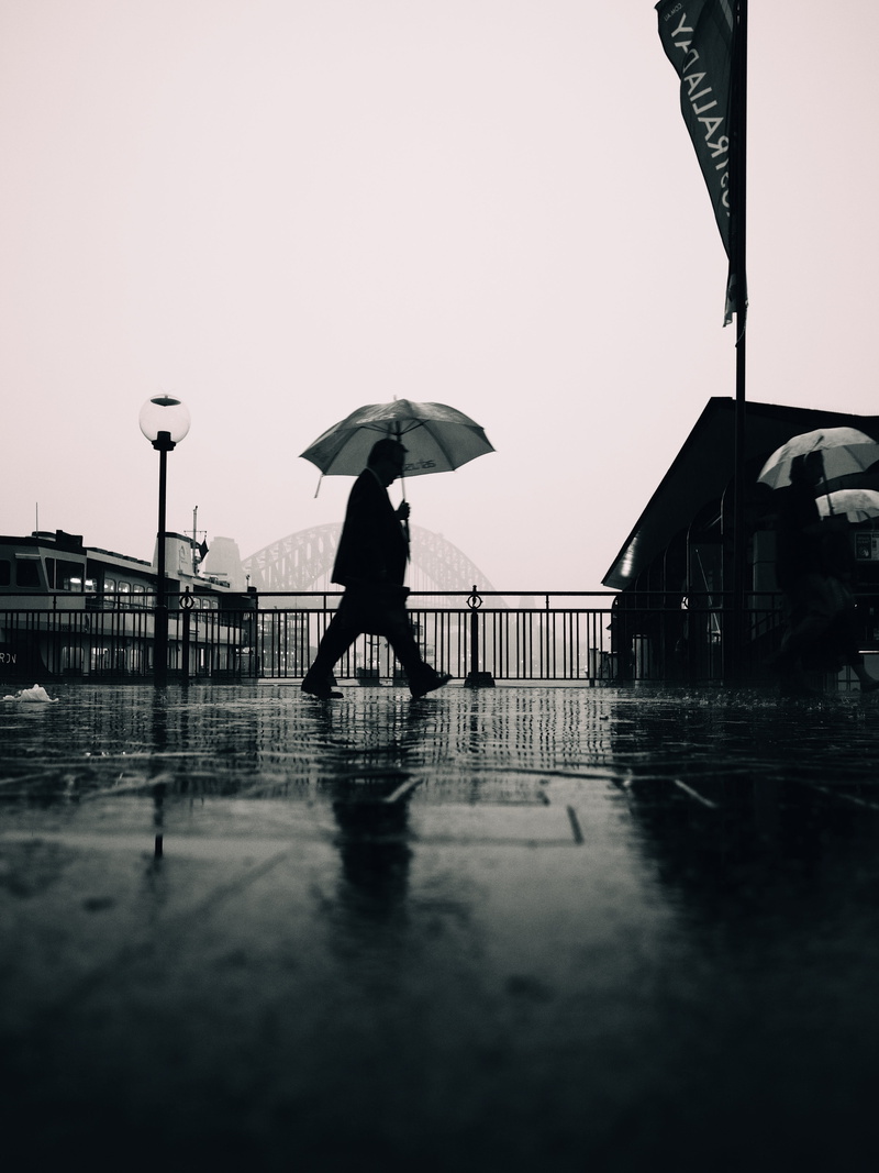 wet, person, people, security, architecture, protection, monsoon, australia, full length, lifestyles, nearby, walking, walkin, built structure, umbrella