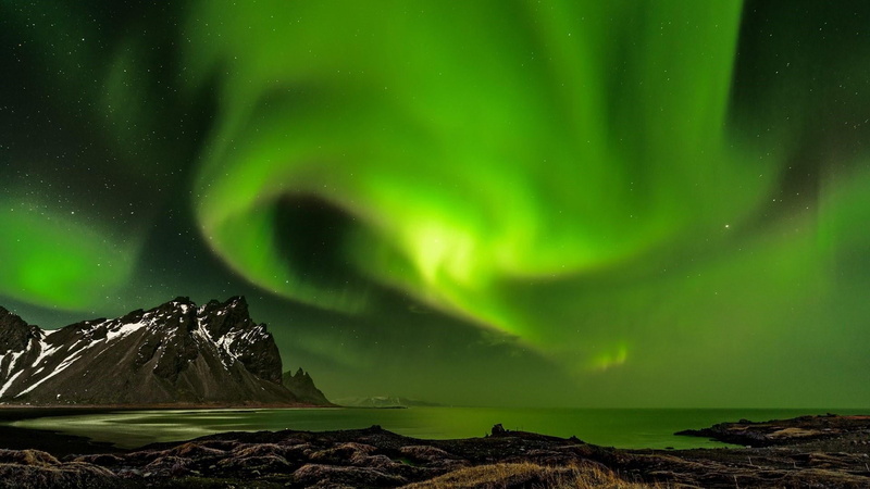 green color, phenomenon, astrophotography, no people, europe, star - space, cold temperature, sky, beauty in nature, dramatic sky, eu, 1080P, landscape