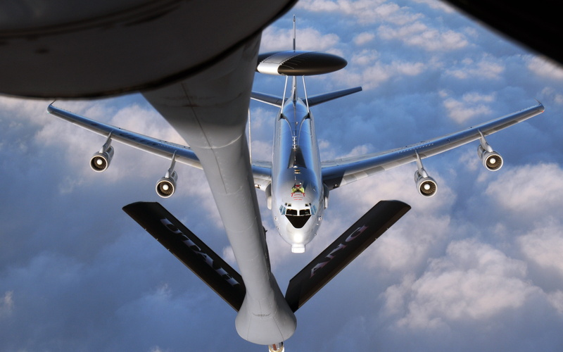 aircraft wing, metal, mode of transportation, Military Aircraft, NATO, outdoors, travel, day, military, air vehicle, cloud - sky, Mid, airplane, 3840x2400 px