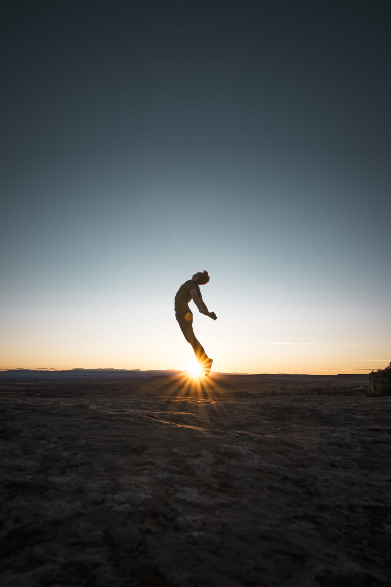 activity, lift off, people, summer, float, exercising, sunrise - Dawn, athlete, nature, extreme Sports, sky, adult, male, sports Training, jumping, lifestyles