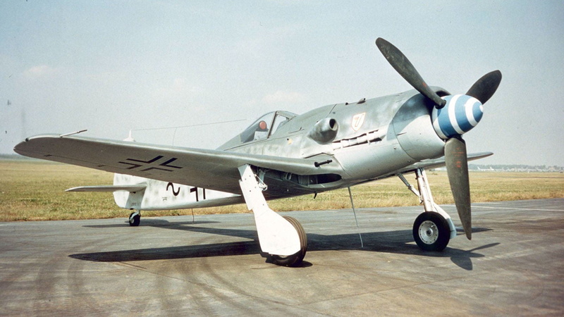 side view, military airplane, sky, nature, military, mode of transportation, outdoors, Focke-Wulf Fw 190 Wurger, Shrike, day, plane, transportation, airport runway