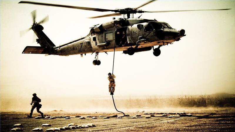 men, nature, dust, military, rop, 1080P, copter, army, rocks