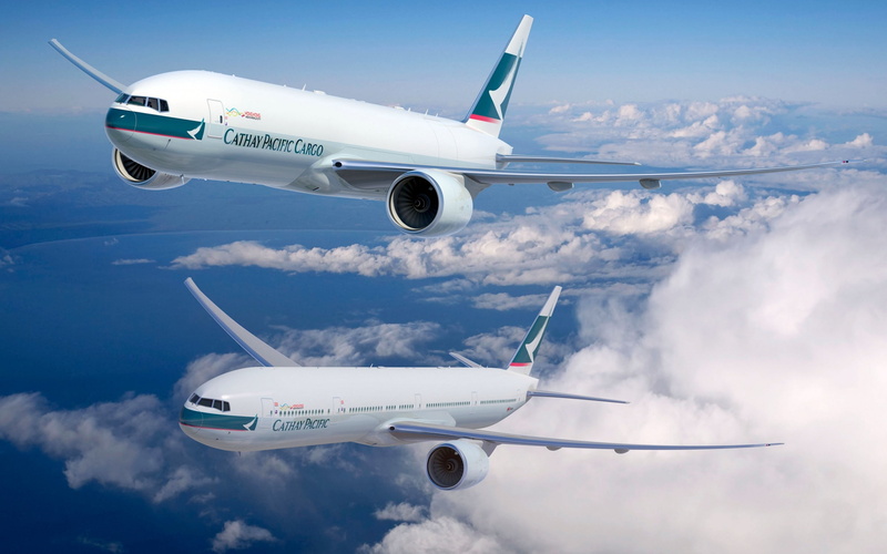 boeing 777, cathay, aircraft, boeing, pacific, 2K, airplane