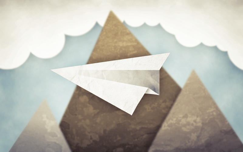 art and craft, 2K, copy Space, geometric shape, clouds, white color, sign, concepts, design, origami, day, triangle shape, shape, focus on foreground