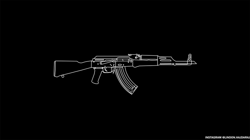 no people, 8000x4500 px, white color, security, healthcare and medicine, black background, close-up, weapon, indoors, protection, communication, single object