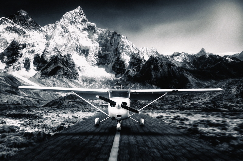 small plane, monoplane, snowcapped mountain, air show, beauty in nature, mountain range, montañanas, photography, outdoors, winter, formation, environment