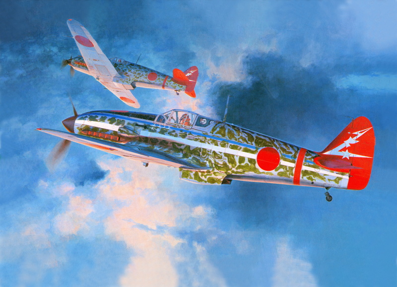 Ki – 61, nature, Ki-61, Japanese, Kawasaki, arts culture and entertainment, airshow, air vehicle, outdoors, no people, the sky, figure, plane, motion, day