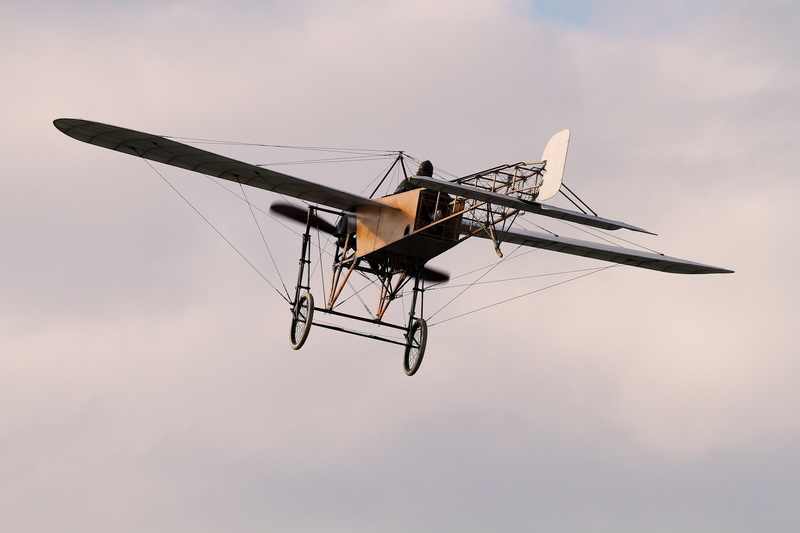 flight, brown, white, military, retro, propeller, 5K, no people, aerospace industry, day, monoplane, sky, outdoors, on the move, cloud - sky, mid-air