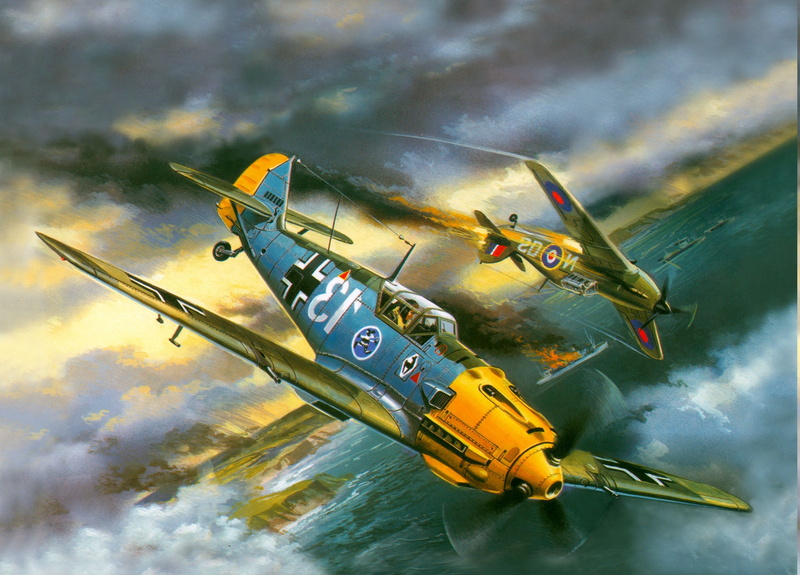 2K, messerschmitt messerschmitt bf 109 world war ii germany military aircraft luftwaffe hawker hurricane