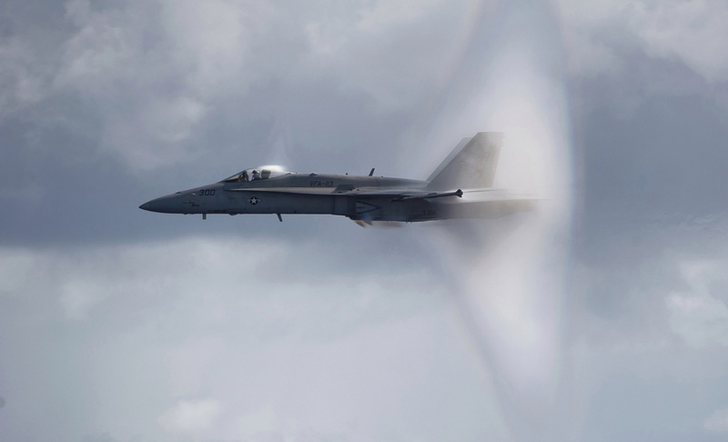 airplane, navy jet, above, travel, air Vehicle, usa, daytime, defense, f, aircraft, plane, 1080P, government photo, flying, sky, low angle view, fighter Plane