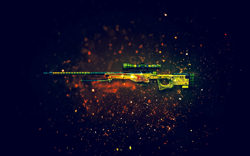 Dragon Lore, weapon, Strike: Global Offensive, dragon, gun, Sniper Rifle, Counter, 1080P