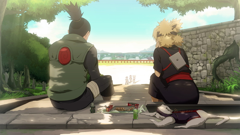 weasel, anime, naruto, Temari, art, Shikamaru, 1080P, konohagakure no sato
