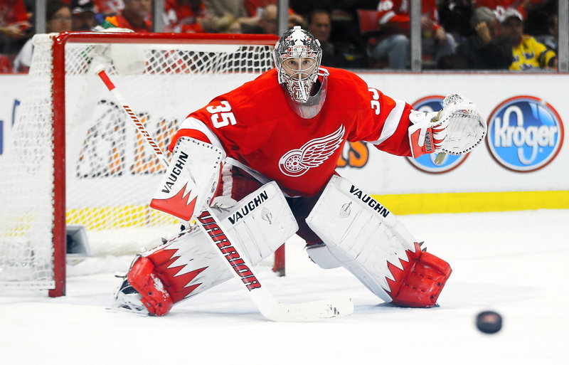 Hockey, Goalkeeper, Sport, 2K, The Detroit Red Wings, Ice, Athletes, NHL, Red Wings, Howard, Detroit, Players, Jimmy Howard, Equipment, Detroit Red Wings