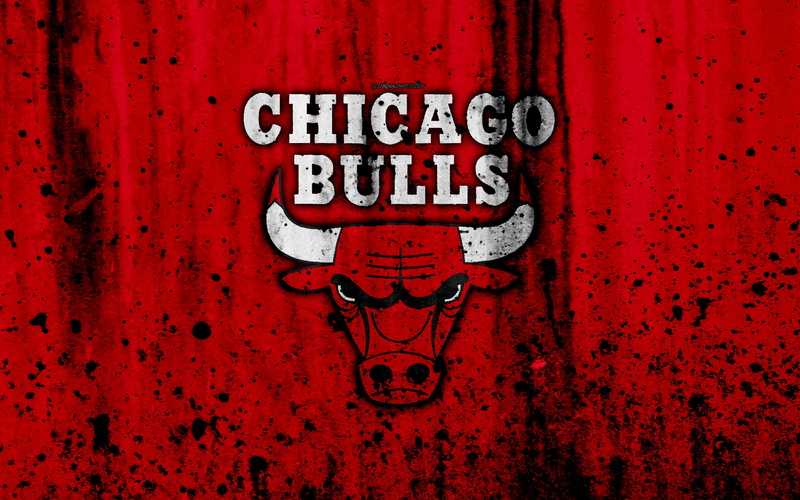 Basketball, Logo, 4K, Chicago Bulls, NBA
