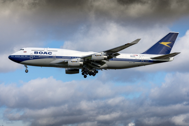 4K, 747-400, Boeing, British Airways