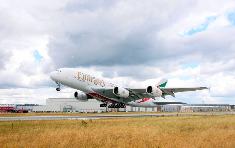 transportation, commercial airplane, environment, cloud - sky, Day, airplane, Airbus, business, The rise, airport runway, The plane, flying, leaving, travel