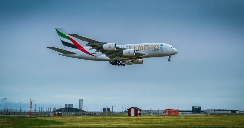 aviation, holiday, architecture, tourism, flying, holidays, Fly, no people, airport, motion, taking off, passenger aircraft, airplane, Airbus, sunny, aerospace industry
